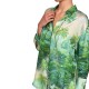 Replay Relaxed Fit Shirt In Poplin-Vibrant Green