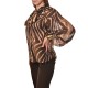 Motel Shirt With Bow Tie And Gold Bracelet-Animal Print