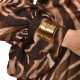 Motel Shirt With Bow Tie And Gold Bracelet-Animal Print