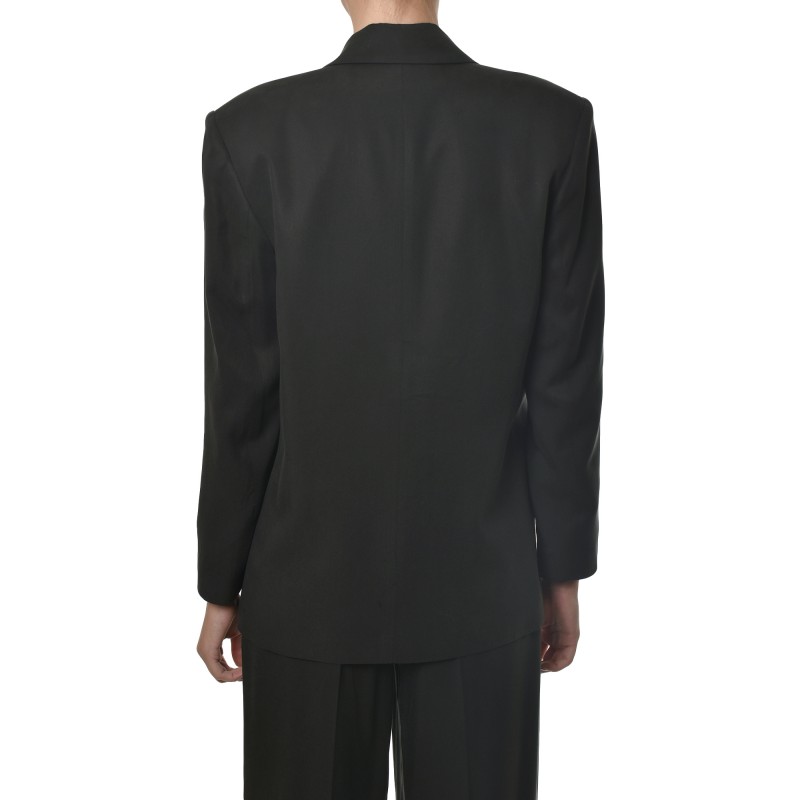 Milla Double Breasted Classy Blazer-Black
