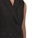 Milla Double Breasted Vest-Anthracite
