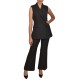 Milla Double Breasted Vest-Anthracite
