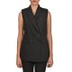 Milla Double Breasted Vest-Anthracite