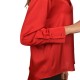 MyT Basic Satin Shirt-Red MyT Basic Satin Shirt-Red