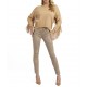 Guess Fringes Wool Blend Sweater-Beige