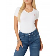 Guess V-Neck T-Shirt-White