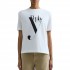 Replay T-Shirt With Maxi Print-Natural White