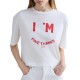 Replay T-Shirt Cropped With Lettering-White