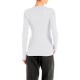 Replay T-Shirt Long Sleeve Rib-Natural White Replay T-Shirt Long Sleeve Rib-Natural White