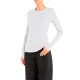 Replay T-Shirt Long Sleeve Rib-Natural White Replay T-Shirt Long Sleeve Rib-Natural White