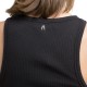 Replay Tank Top Rib Knit Slim Fit-Black Replay Tank Top Rib Knit Slim Fit-Black