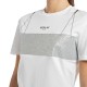 Replay Lurex Patterned Logo T-Shirt-White