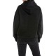 Replay Lurex Hoodie Sweatshirt With Sequins Logo-Black