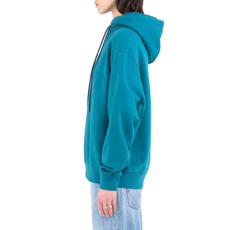 Replay Long Hoody Sweatshirt-Peacock