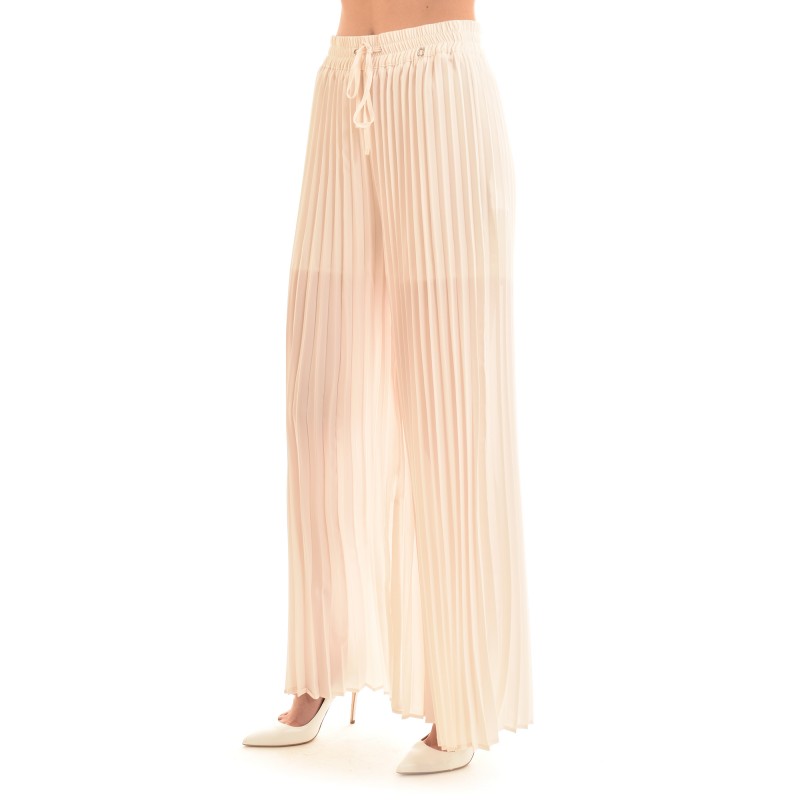 Guess Sveva Pleated Pants-White Guess Sveva Pleated Pants-White