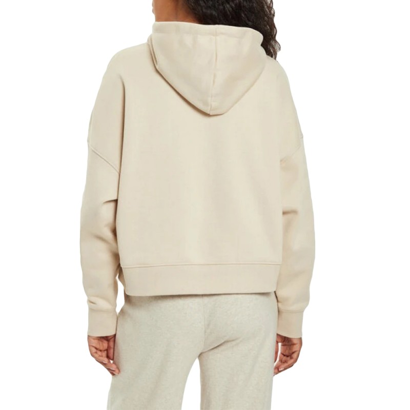 Guess Rhinestone Hoodie Sweater-Light Beige