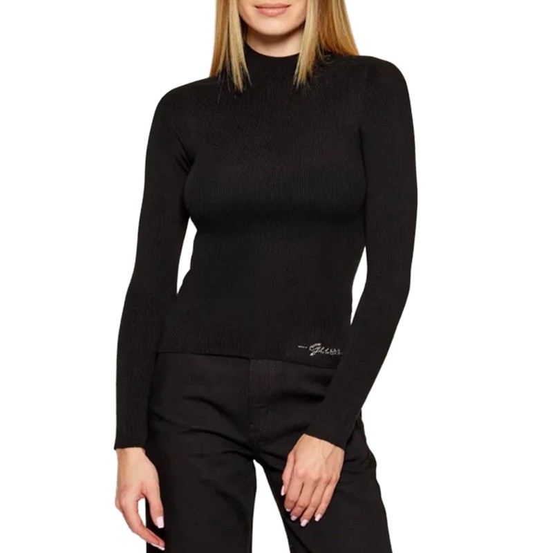Guess Julia Sweater Mock Neck-Black