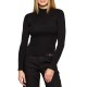 Guess Julia Sweater Mock Neck-Black