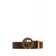 Guess Belt Buckle 4G Leather-Brown