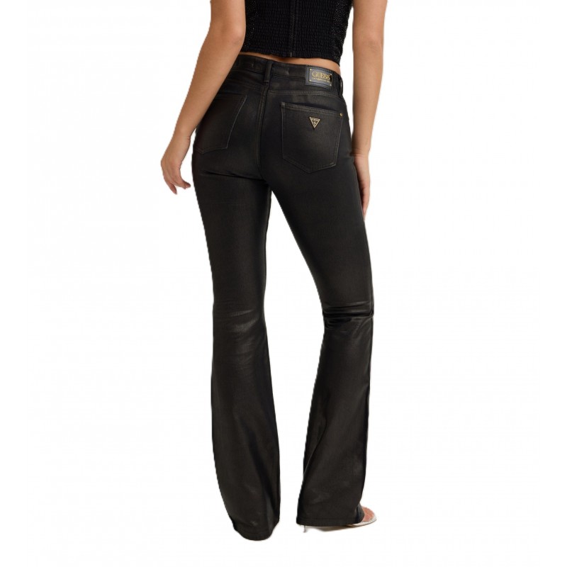 Guess Jeans Sexy Flare Shinny-Black
