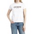 Guess T-Shirt Leopard Lurex Logo-White