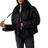 Guess New Daisy Puffer Jacket Crop Logo-Black