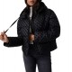 Guess New Daisy Puffer Jacket Crop Logo-Black