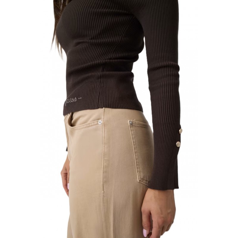 Guess Ellie Sweater Turtleneck-Brown Guess Ellie Sweater Turtleneck-Brown