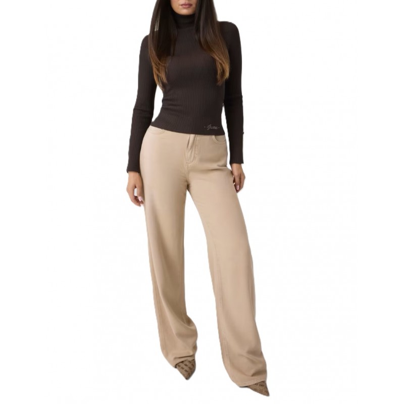 Guess Ellie Sweater Turtleneck-Brown Guess Ellie Sweater Turtleneck-Brown