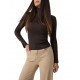 Guess Ellie Sweater Turtleneck-Brown Guess Ellie Sweater Turtleneck-Brown