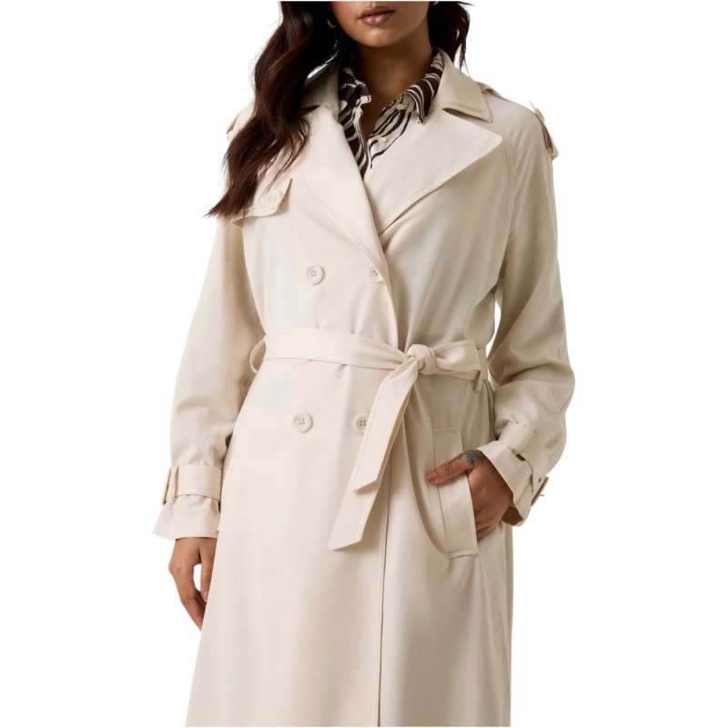 Guess Melania Trench Coat Long-Beige Guess Melania Trench Coat Long-Beige