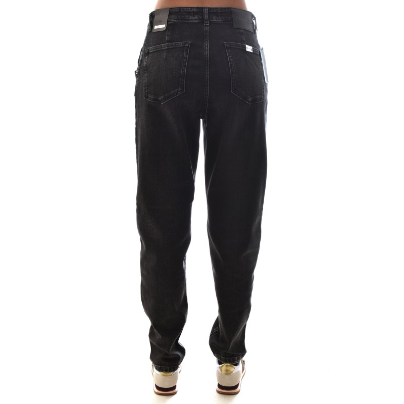 Replay Joans Tapered Fit Jeans-Black