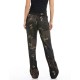 Replay Pyjama Trousers In Viscose Satin-Dark Brown/Cream