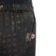 Replay Pyjama Trousers In Viscose Satin-Dark Brown/Cream
