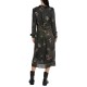 Replay Floral Patterned Dress In Viscose-Dark Brown/Cream Replay Floral Patterned Dress In Viscose-Dark Brown/Cream