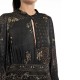 Replay Floral Patterned Dress In Viscose-Dark Brown/Cream Replay Floral Patterned Dress In Viscose-Dark Brown/Cream