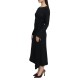 Replay Dress Midi Asymmetrical-Black Replay Dress Midi Asymmetrical-Black
