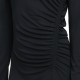 Replay Dress Midi Asymmetrical-Black Replay Dress Midi Asymmetrical-Black