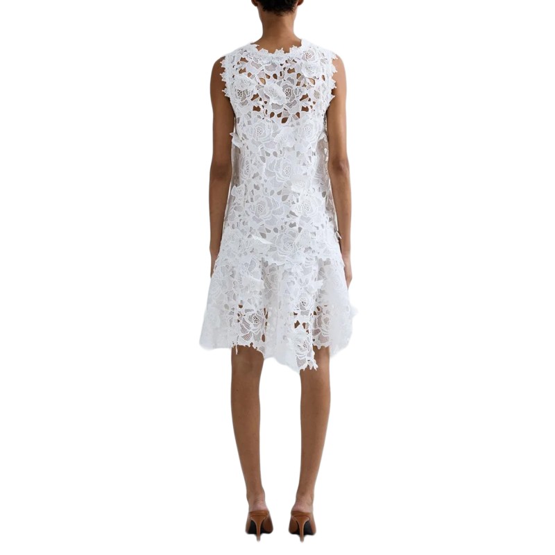 Replay Dress Short Macrame-Winter White