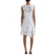 Replay Dress Short Macrame-Winter White