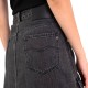 Replay Midi Skirt In Denim-Black