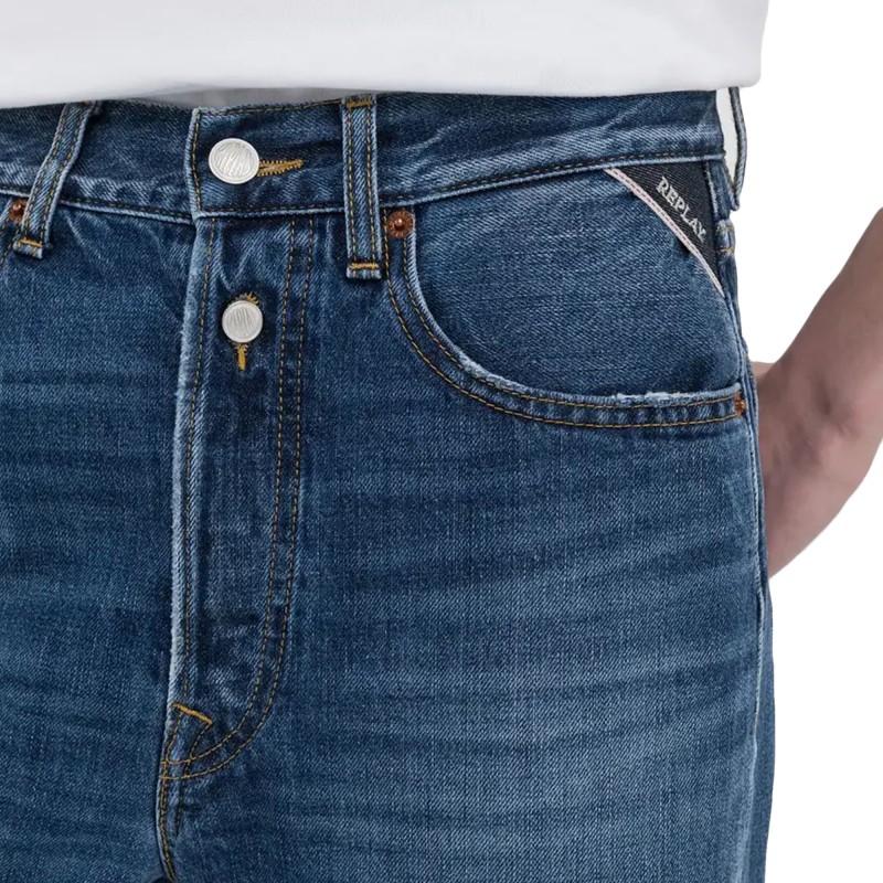 Replay Jeans W9ZERO1 Straight Fit-Dark Blue