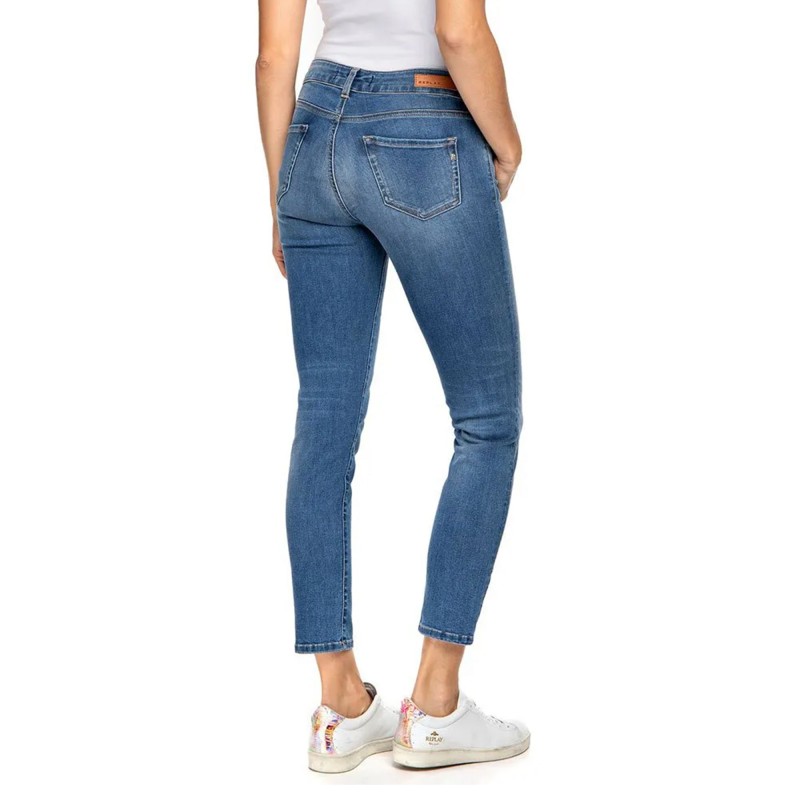 Replay Slim Fit Faaby Jeans-Medium Blue