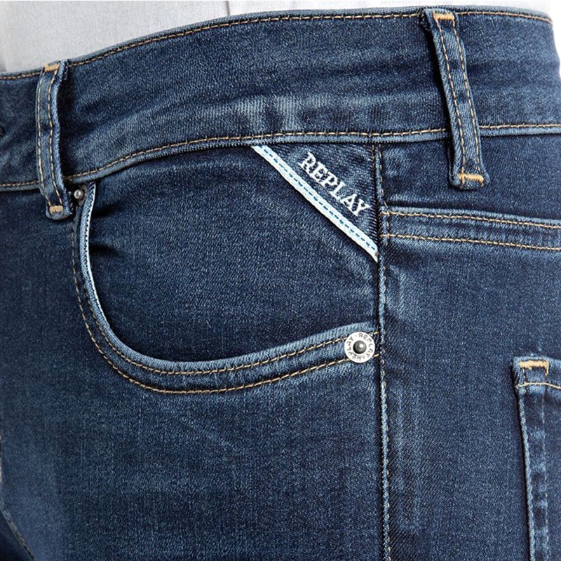 Replay Slim Fit Faaby Jeans-Medium Blue Replay Slim Fit Faaby Jeans-Medium Blue