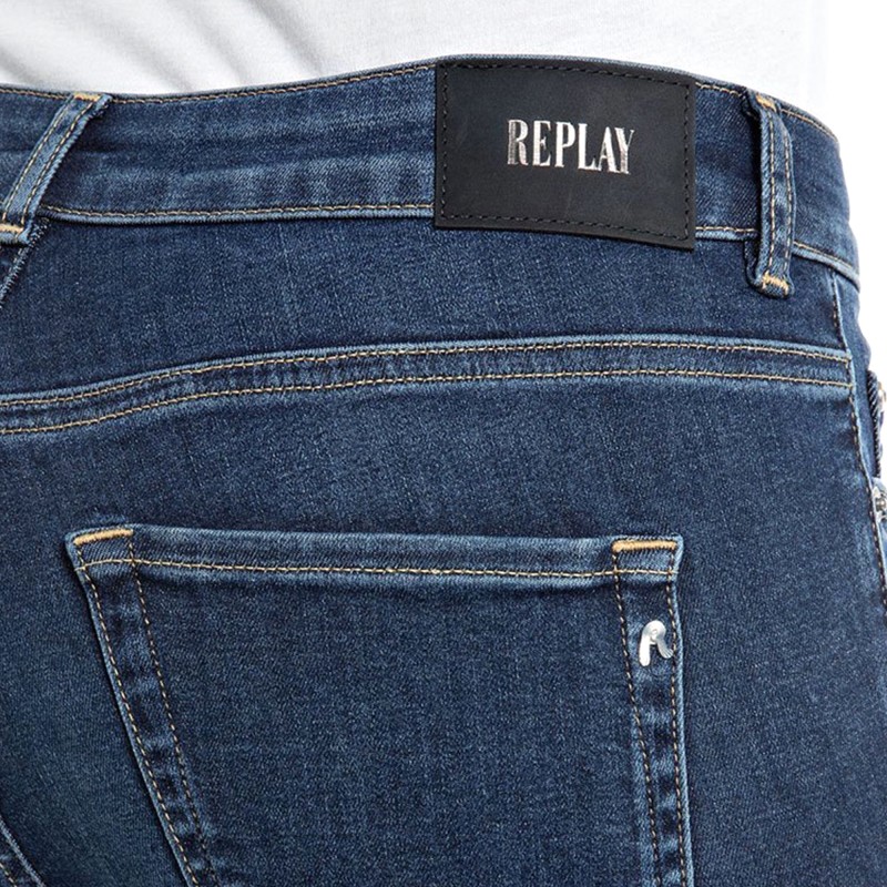 Replay Slim Fit Faaby Jeans-Medium Blue Replay Slim Fit Faaby Jeans-Medium Blue