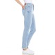 Replay Super Slim High Waist Jeans-Light Blue