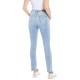Replay Super Slim High Waist Jeans-Light Blue