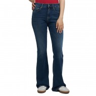 Replay Joella Jeans Flare Regular Waist Fit-Dark Blue