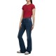 Replay Joella Jeans Flare Regular Waist Fit-Dark Blue