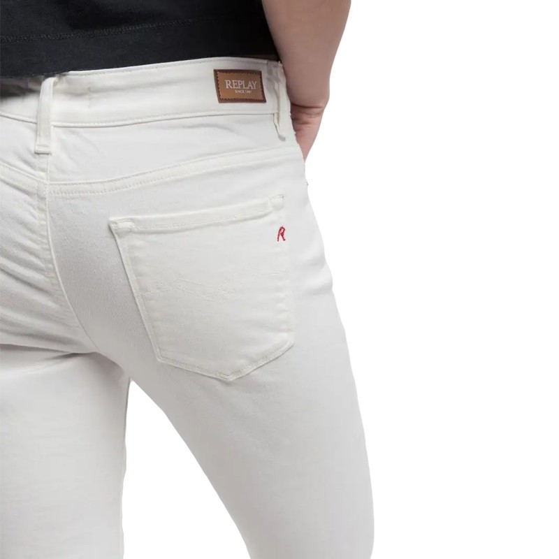 Replay Jeans Joella Flared-Natural White Replay Jeans Joella Flared-Natural White